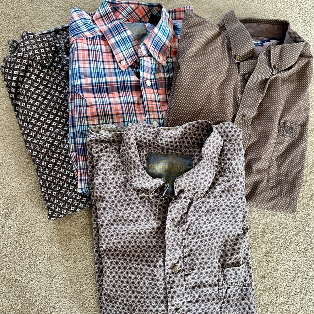 Set of 4 Panhandle Patterned Shirts